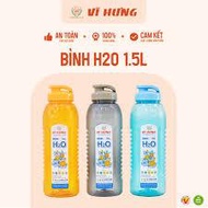 H2O cool water bottle for multi-purpose water, with easy-to-open lid, large size water bottle