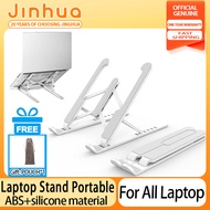 Jinhua laptop Stand Portable Hands Free ABS Adjustable Foldable Laptop Desk Stand for All Laptop
