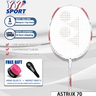 【BIG SALE】YONEX Astrox 70 Lightweight Ladies Badminton Racket Carbon Fiber  Free Gift