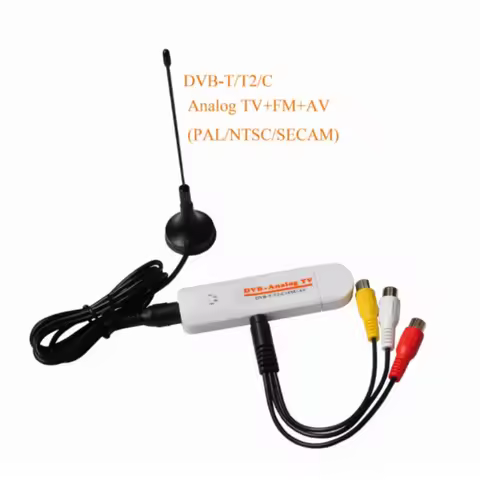 Digital satellite DVB t2 USB TV Stick Tuner with antenna Remote HD USB TV Receiver DVB-T2/DVB-T/DVB-