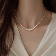 [ DAISYN ] N900 Dây chuyền ngọc trai nhân tạo dài    chuỗi hạt ngọc trai thuỷ tinh phong cách vintag