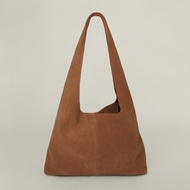 SHE KNOWS - กระเป๋าหนัง Sienna Suede Bag หนังแท้ หนังกลับ tote bag
