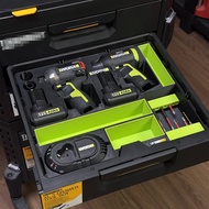 [3D Printing Lining Box] Suitable for TOUGHBUILT Drawer Toolbox, Can Store WORX WU138+WU094 Tools an