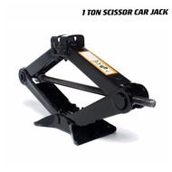 1 Ton / 1.5 Ton Scissor Car Jack Tayar Jeck Kereta Spare Tire Spare Part Tool
