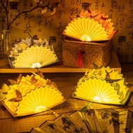 寓见诚品 手工DIY创意书灯 锦鲤年华小夜灯国风折叠扇形纸灯See Eslite handmade DIY creative book lampqiunizhongmy20250911