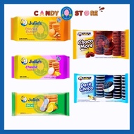 Julies Peanut Butter / Cheese Sandwich / Finger Lemon / Dark Choco / Choco More Crackers Biscuit