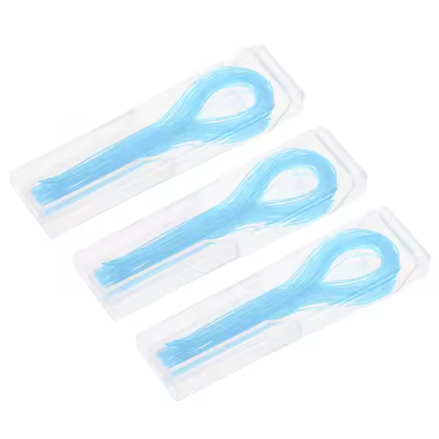 150 Pcs Dental Threader Floss Threaders For Braces Portable Dental Supplies al Hygiene Household Flo