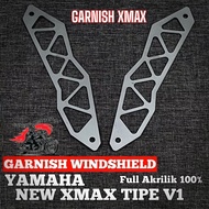 Garnish Windshield XMAX New Type V1 Bracket Windshield XMAX Accessories Yamaha XMAX NEW V1 Style New