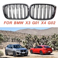 Gloss black Front Kidney Grille Slat Style Grill for BMW X3 G01 X4 G02 for BMW x3 25i 28i for BMW X4