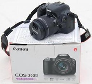 Canon EOS 200D + EFS 18-55mm IS STM KIT鏡