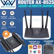 4G LTE WiFi Modem Router AX-B525 All Operator GSM 4 Antenna AX B525