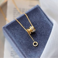 (Titan) N73 Dây Chuyền Nữ Titan Không Đen Khối Trụ Thả Đẹp