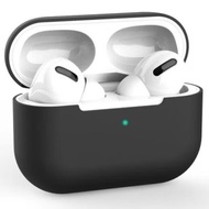 MEKS苹果耳机airpods 3无线蓝牙耳机软套防水防尘防摔无线充电耳机壳创意新款适用苹果无线蓝牙耳机壳 airpods 3【油墨黑】简约清新 通用