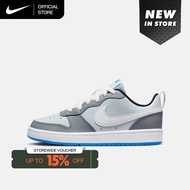 Nike Older Kids Court Borough Low 2 Shoes - Pure Platinum [BQ5448-019]