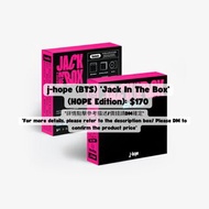 [ALBUM] 專輯代購服務 【*PRE ORDER* j-hope (BTS) 'Jack In The Box' (HOPE Edition)】#bts #more #army