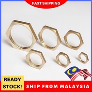 Brass Hex Head Nuts Pipe Fittings (M.stock) 1/8" 1/4" 3/8" 1/2" BSP Thread
