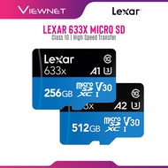 LEXAR 256GB / 512GB HIGH PERFORMANCE 633X / BLUE PLUS MICROSDHC / MICROSDXC UHS-I MICRO SD TF MEMORY