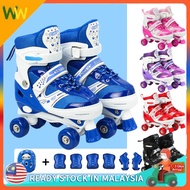 Free Bag Adjustable 4 Tire Roller Skates Roller Skates for Girls Kids Beginner Roller Skates