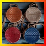 Round Abaca Sling Bag | Native Sling Bag