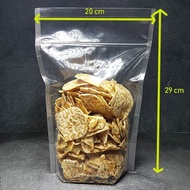 CONTENTS 50 PC Standing Pouch 20 x 29 - Standing Plastic - Zipper Clip Packaging 20 x 29 FOOD GRADE