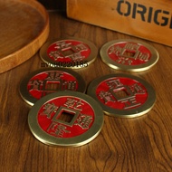 Pure Copper Five Emperor Coins Ornaments Kangxi Qianlong Shunzhi Emperor Zhenku Copper Coins Brass F