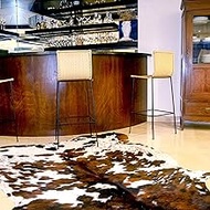 Genuine Cowhides Rug - Natural Leather Hide Rugs for Living Room & Area Rug for Bedroom - Real Cowhi