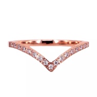 4s Grosir Solo || CINCIN FUJI TITANIUM AKSEN PERMATA WARNA ROSE GOLD