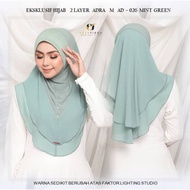 🌸TUDUNG ADRA - SAIZ M 🌸 TUDUNG 2 LAYER - BRAND EZZUFIRDA