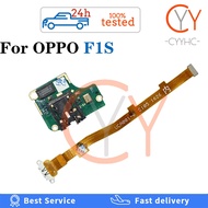 Charging Flex + MIC Board For OPPO F1S Charging Ribbon Flex USB MIC Board mic Handphone Jack Microph