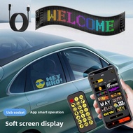 Led Car Custom Flexible Screen, Wireless APP Flexible Display, Car Rear Window Flexible LED Display