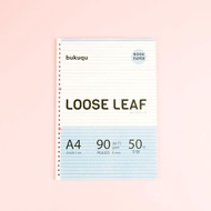 Stok A4 Bookpaper Loose Leaf - Ruled By Bukuqu