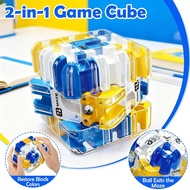 3D Maze Magic Cube Toy Ball Rolling Kids Logical Thinking Training Stress Relief Maze Cube