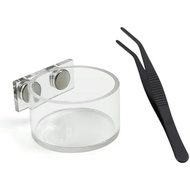 Jumping Spider Feeding Dish Set, Magnetic Water Bowl, Reptile Feeding Tongs, Jumping Spider Enclosur