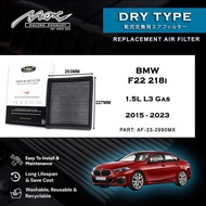 BMW F22 218i 1.5L L3 Gas 2015 to 2023 33-2990MX Max Racing Exhaust Performance Drop-in Dry Type Air 