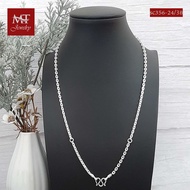 MT สร้อยคอเงินแท้ คตกิต กว้าง 4 มม ยาว 24 นิ้ว ห้อยพระ 13 องค์ 925 Sterling Silver Chain (sc356) Mat
