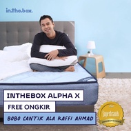 In The Box INTHEBOX ALPHA X - Kasur Springbed - FREE Bantal ukuran 180x200