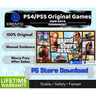 ⚡PS4/PS5⚡Play Station Store Games GTA V GTA 5 Grand Auto Thief V Murah Download Own Data PS Store