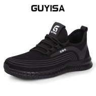 GUYISA safety shoes ESD shoes steel toes professional anti slip breathable black 37-45 2051A