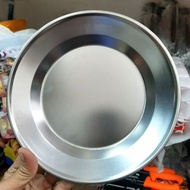 1 Lusin Piring Stainless Uk 24 Cm Piring Makan Stainless Stell