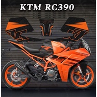 Ktm Motorcycle Sticker, RC390 Fuel Tank Decoration Sticker, RC390 Motorcycle Fuel Tank Side Frosted 
