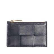 Bottega Veneta Leather Intreccio Card Holder