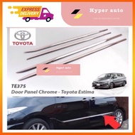 Toyota Estima ACR50 2006-2017 Door Panel Liner Chrome side moulding chrome stainless steel estima ca