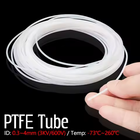 3D Printer Parts 2/5M PTFE Tube Teflonto Pipe Bowden Extruder 1.75mm ID0.3/0.5/0.8/1/1.2/1.5/1.8-4mm