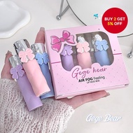 Gege Bear Lip Mud Set 3PCS - Matte Liquid Lipstick & Gloss Combo, Pigmented Soft-Matte Finish, Perfe