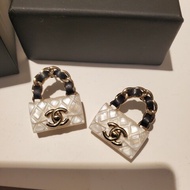 chanel母貝包包耳環