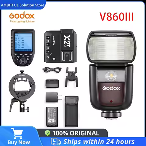 Godox V860III V860III-C V860III-N V860III-S Speedlite Camera Flash TTL HSS Flash for Canon Sony Niko