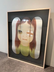 奈良美智滑板連相框