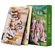IVE FANCLUB SCUET Kpop Lomo Card Set 55pcs Wonyoung Yujin Leeseo Rei Unofficial IVE DIVE SCUET Photo