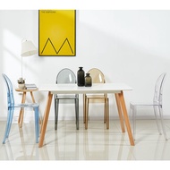 Acrylic transparent chair crystal stool devil ghost chair Nordic dining chair Internet celebrity hot