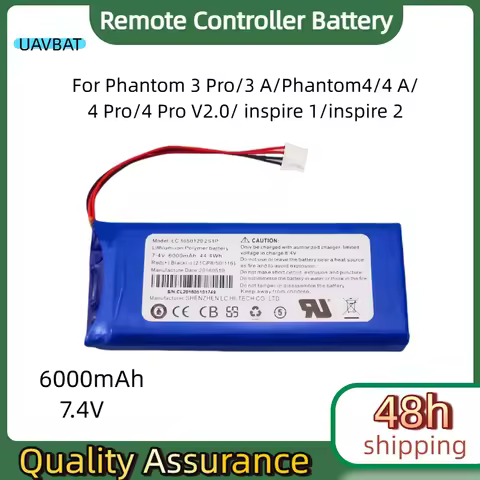 7.4V/6000mAh Drone remote control battery For Phantom 3 Pro/3 A/Phantom4/4 A/4 Pro/4 Pro V2.0/ Inspi